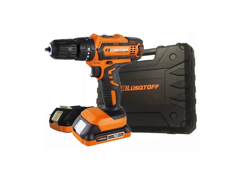 Taladro Percutor Inalámbrico De 10mm Lüsqtoff Atl18-8b 18v 220v